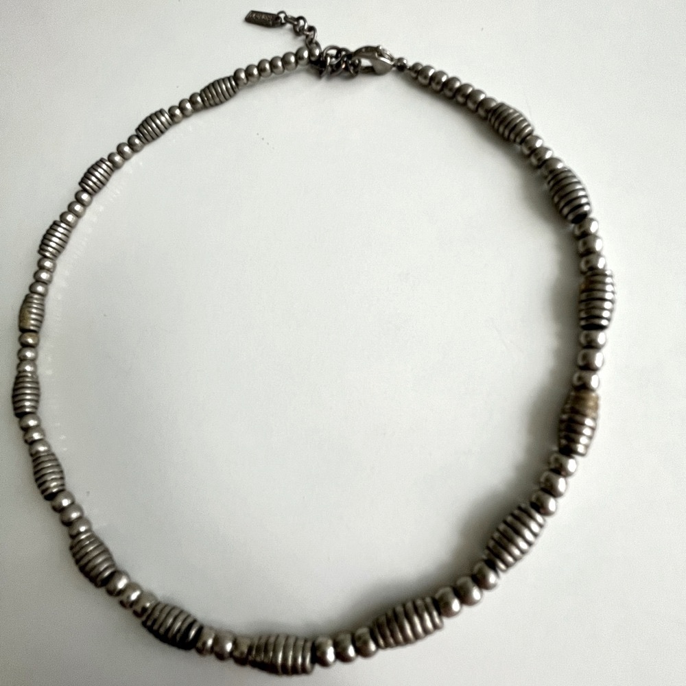 VINTAGE Napier Silver-tone Chocker Necklace